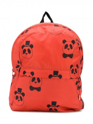 Рюкзак с принтом Mini Rodini. Цвет: оранжевый