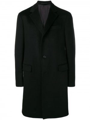 Кашемировое пальто Salvatore Ferragamo. Цвет: черный