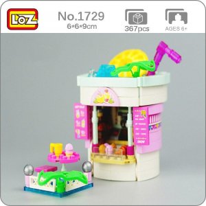 1729 Dream, парк развлечений, магазин напитков, ресторан, 3D мини-блоки «сделай сам», кирпичи, строительные игрушки без коробки LOZ