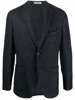 Однобортный пиджак Boglioli. Цвет: синий