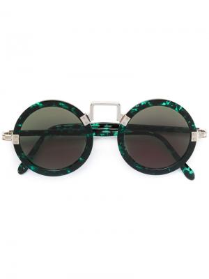 Солнцезащитные очки в круглой оправе Jean Paul Gaultier Pre-Owned. Цвет: зеленый