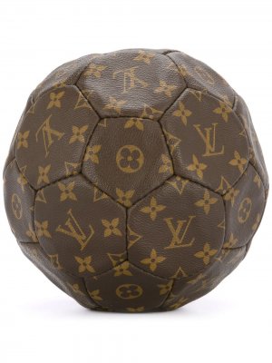 Круглая сумка с монограммой Louis Vuitton. Цвет: коричневый