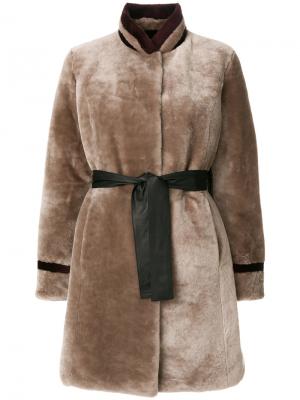 Belted coat Drome. Цвет: коричневый