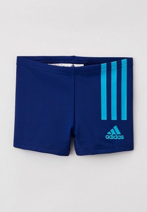 Плавки adidas. Цвет: синий