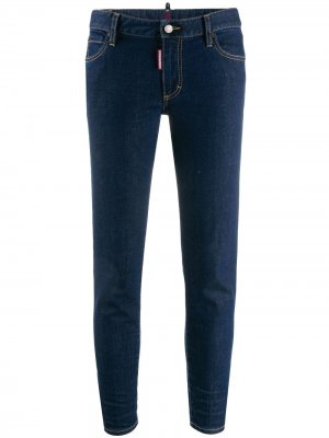 Укороченные джинсы Twiggy Dsquared2. Цвет: синий