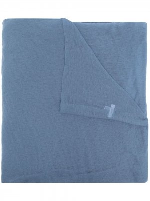 Объемный кашемировый шарф Botto Giuseppe. Цвет: синий