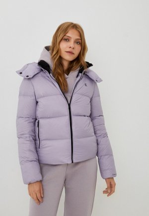 Пуховик Calvin Klein Jeans. Цвет: фиолетовый