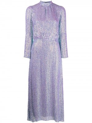 Платье Billie с пайетками Temperley London. Цвет: фиолетовый