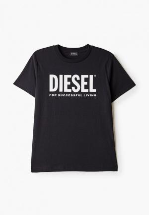 Футболка Diesel. Цвет: черный