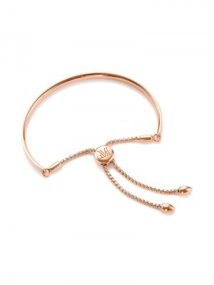 RP Fiji chain bracelet Monica Vinader. Цвет: розовый
