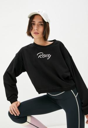 Свитшот Roxy. Цвет: черный