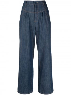 Укороченные брюки широкого кроя See by Chloé. Цвет: синий