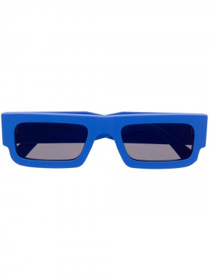 Солнцезащитные очки с логотипом Marcelo Burlon County of Milan. Цвет: синий