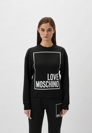 Свитшот Love Moschino. Цвет: черный