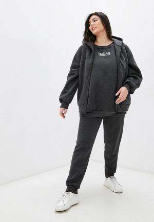Костюм спортивный Sitlly. Цвет: серый