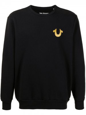 Толстовка с логотипом True Religion. Цвет: черный