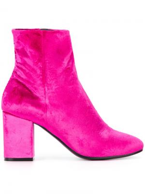 Ботинки на блочном каблуке Balenciaga. Цвет: розовый и фиолетовый