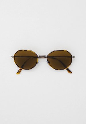 Очки солнцезащитные Giorgio Armani. Цвет: коричневый