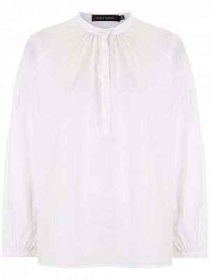 Блузка с рукавами реглан Andrea Marques. Цвет: белый