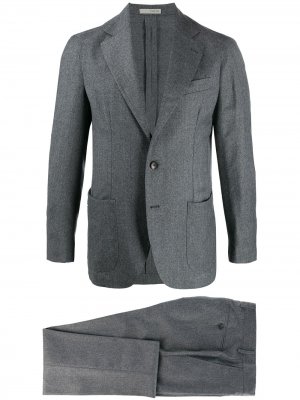 Однобортный пиджак строгого кроя 0909. Цвет: серый