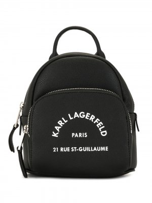 Рюкзак Rue St. Guillaume Karl Lagerfeld. Цвет: черный