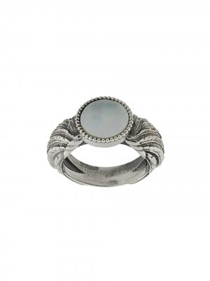 Серебряное кольцо с камнем Emanuele Bicocchi. Цвет: серебристый