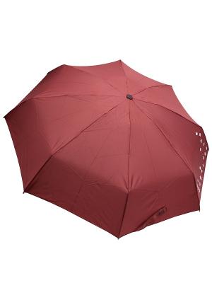 Зонт Edmins. Цвет: бордовый, белый