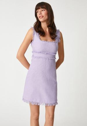 Платье Koton. Цвет: фиолетовый