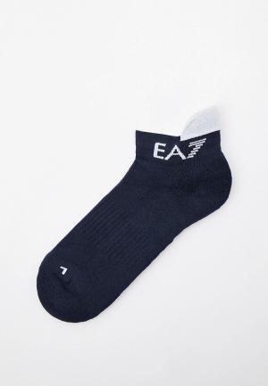 Носки EA7. Цвет: синий