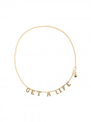 Колье Man Get A Life Vivienne Westwood. Цвет: золотистый