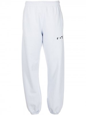 Спортивные брюки с логотипом Off-White. Цвет: синий
