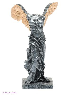Статуэтка Ника - Символ Победы Veronese. Цвет: темно-серый, золотистый