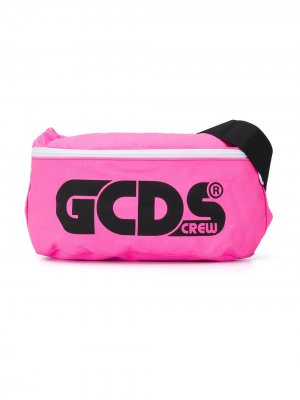 Поясная сумка с логотипом Gcds Kids. Цвет: розовый