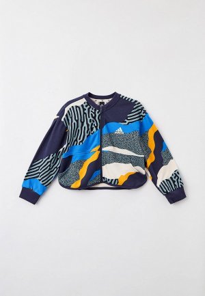 Олимпийка adidas. Цвет: разноцветный