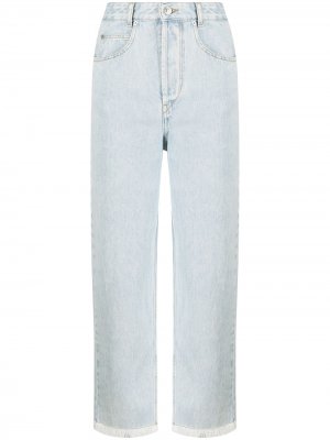 Прямые джинсы с завышенной талией Isabel Marant Étoile. Цвет: синий