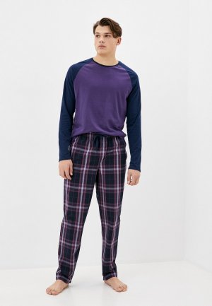 Пижама Marks & Spencer. Цвет: фиолетовый