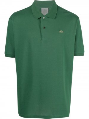 Рубашка поло с логотипом Lacoste Live. Цвет: зеленый