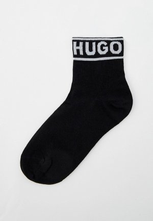 Носки 2 пары Hugo. Цвет: черный