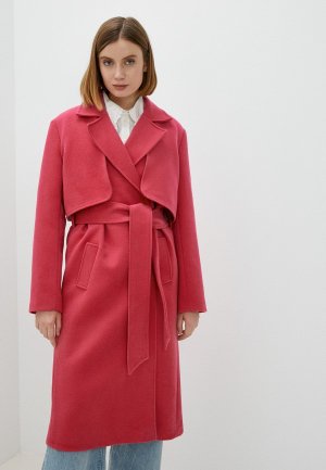 Пальто TrendyAngel. Цвет: розовый