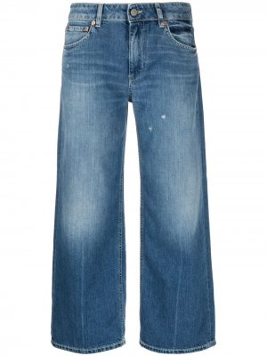 Укороченные джинсы широкого кроя Dondup. Цвет: синий
