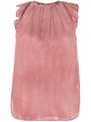 Блузка с принтом Aspesi. Цвет: розовый