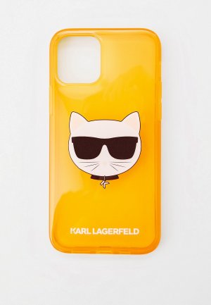 Чехол для iPhone Karl Lagerfeld. Цвет: оранжевый
