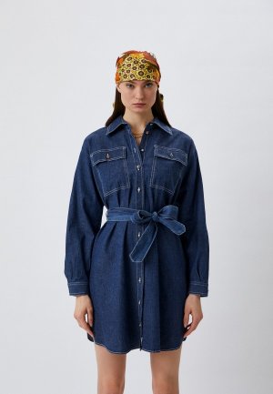 Платье джинсовое Liu Jo. Цвет: синий