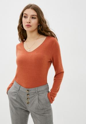 Пуловер Stitch & Soul. Цвет: оранжевый