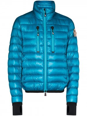 Лыжная куртка-пуховик Moncler Grenoble. Цвет: синий