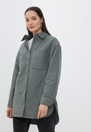 Куртка утепленная Marks & Spencer. Цвет: серый