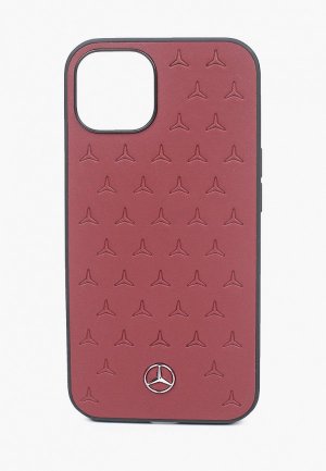 Чехол для iPhone Mercedes-Benz. Цвет: бордовый