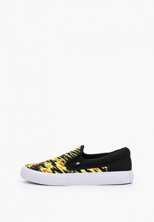 Слипоны DC Shoes. Цвет: разноцветный