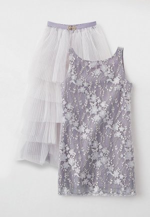 Платье и юбка Choupette. Цвет: серый