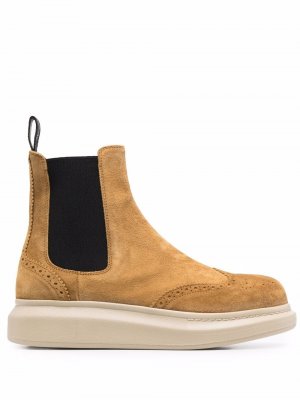 Ботинки челси Hybrid Alexander McQueen. Цвет: коричневый